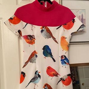ASOS bird patterned dress